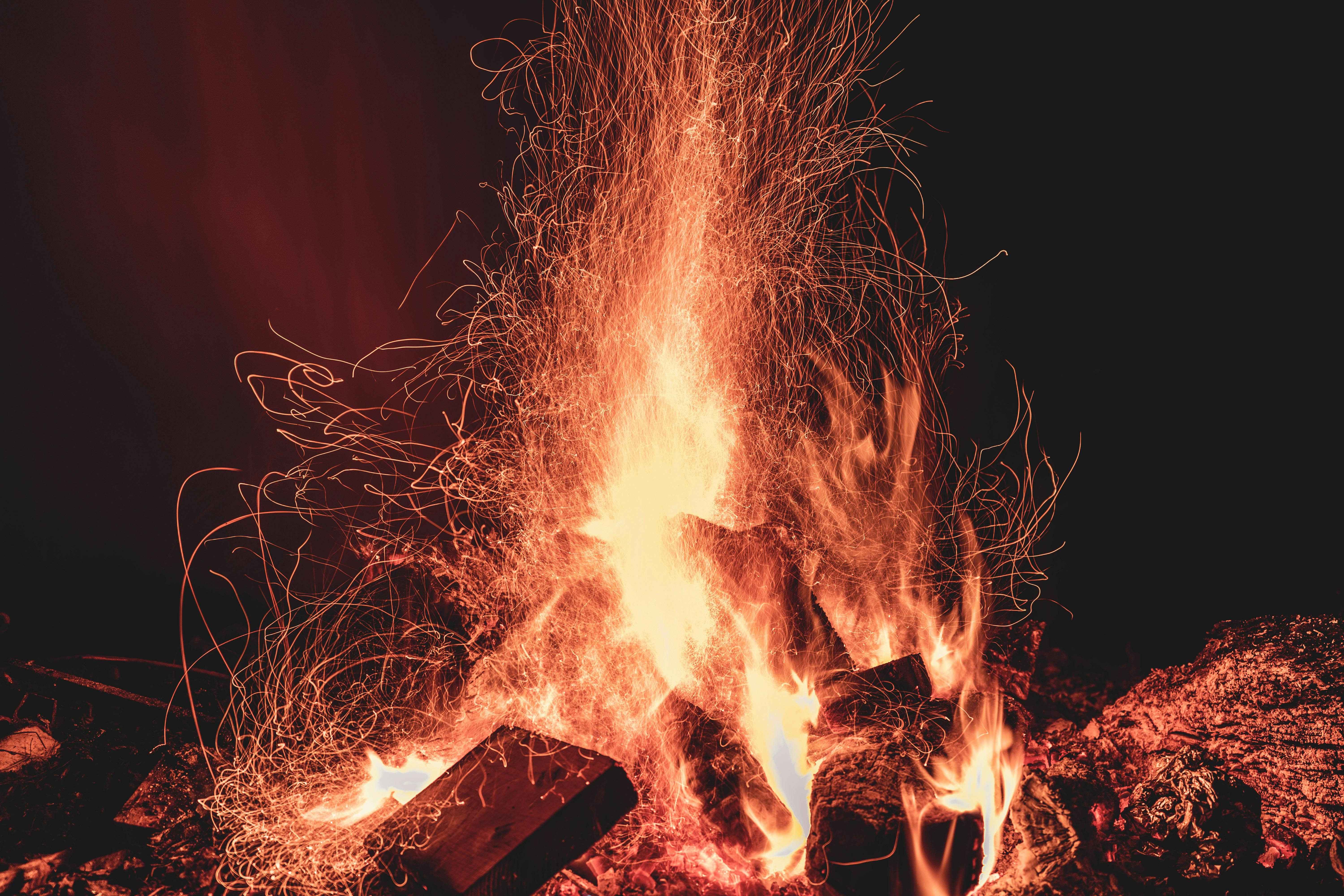 Free stock photo of bonfire, calm, campfire