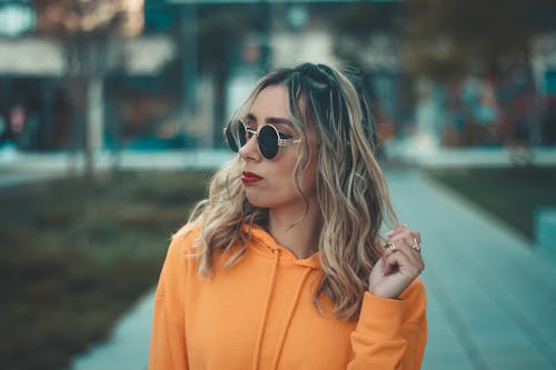 Free Photo Of Woman Wearing Sunglasses Stock Photo