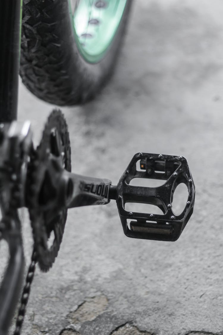 Close Up Of Bike Pedal