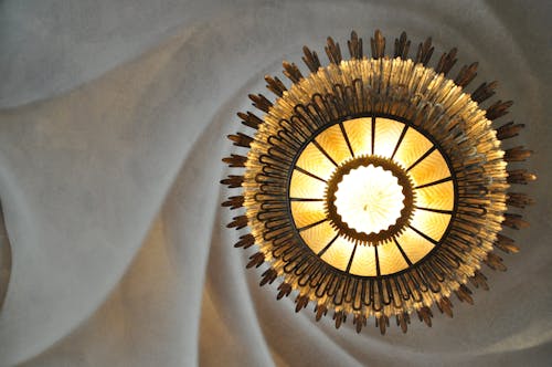 Round Yellow Lamp