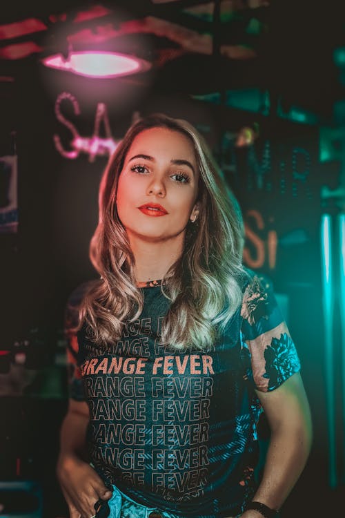 Photo of Woman In Black Shirt