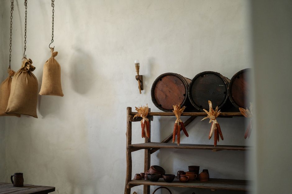 fresh corn storage kitchen