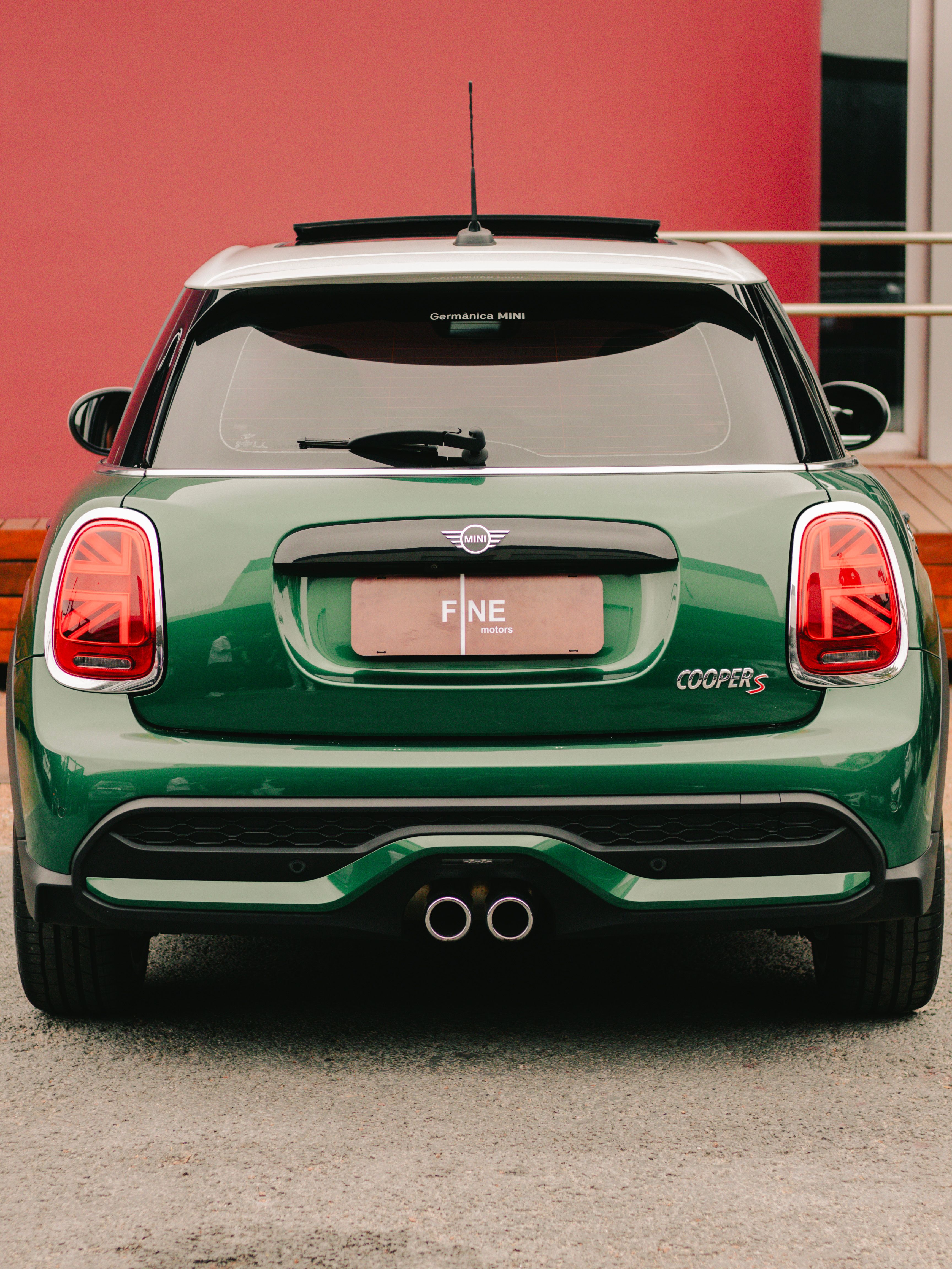 Mini cooper s hatchback rear bumper · Free Stock Photo