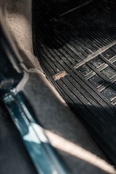 Floor mat edge and texture detail