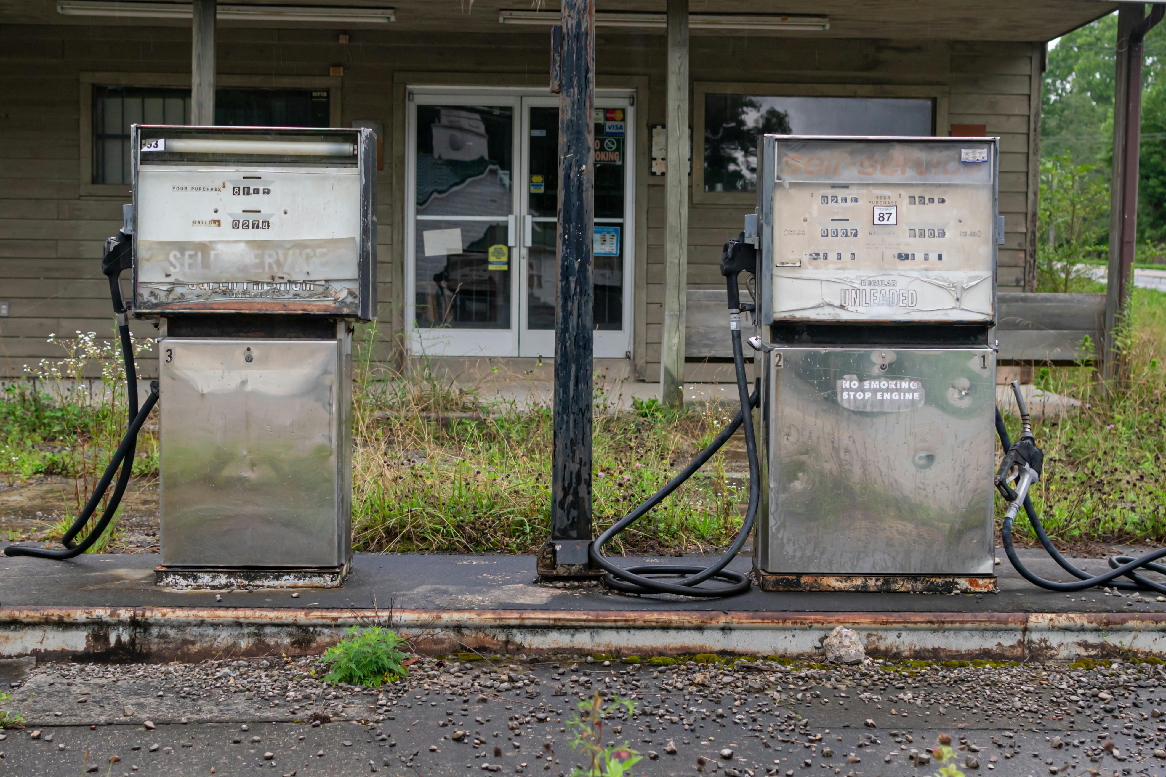 A rusted and aging sump pump in a dirty basin - sump pump repair