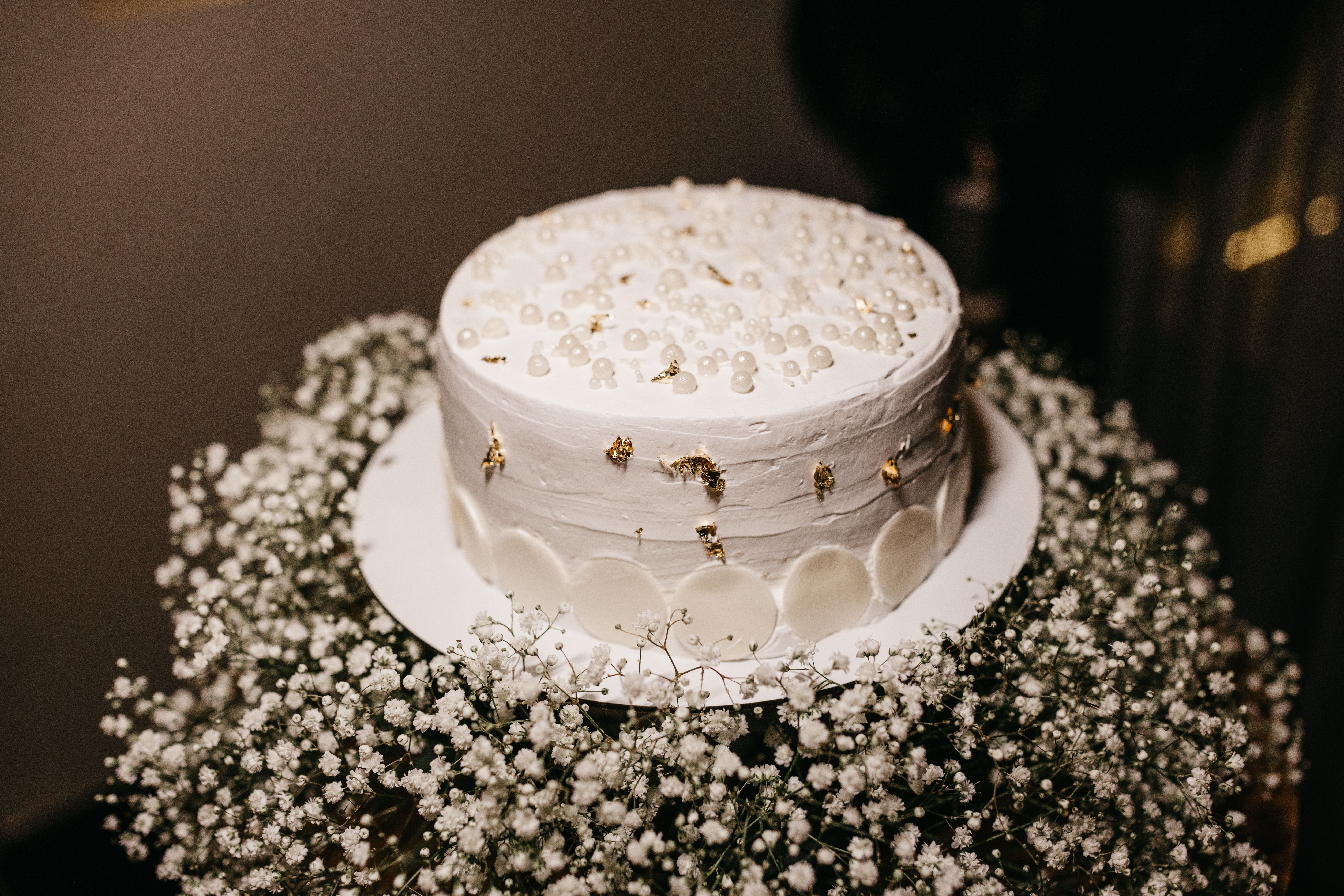 babys breath cake