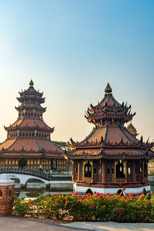 有关亚洲文化, 亚洲艺术, 亞洲, 优美的风景, 传统泰国寺庙, 佛教建筑, 华丽的寺庙, 华丽的设计, 历史地标, 历史建筑, 历史悠久的 ...