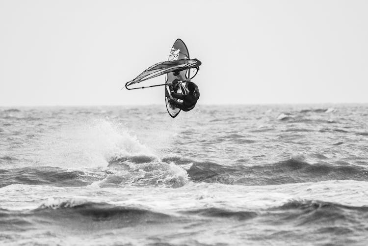 Man Riding Wind Surf