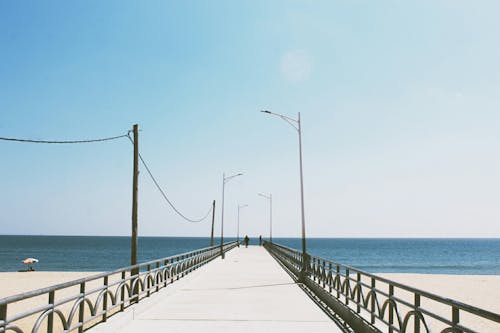 Free Walkway Along The Shore Stock Photo