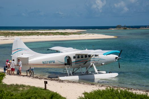 Seaplane transfer to remote atoll — Fiji