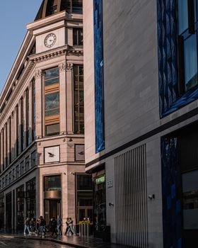 Explore the blend of historic and modern architecture in London's bustling urban landscape.