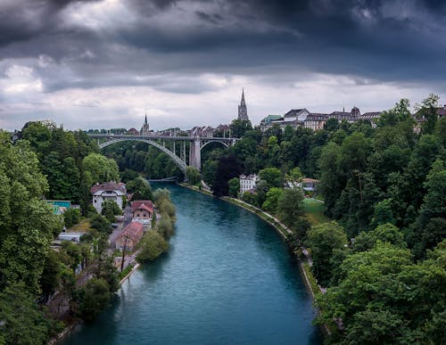 Free stock photo of bern, bridge, capital city