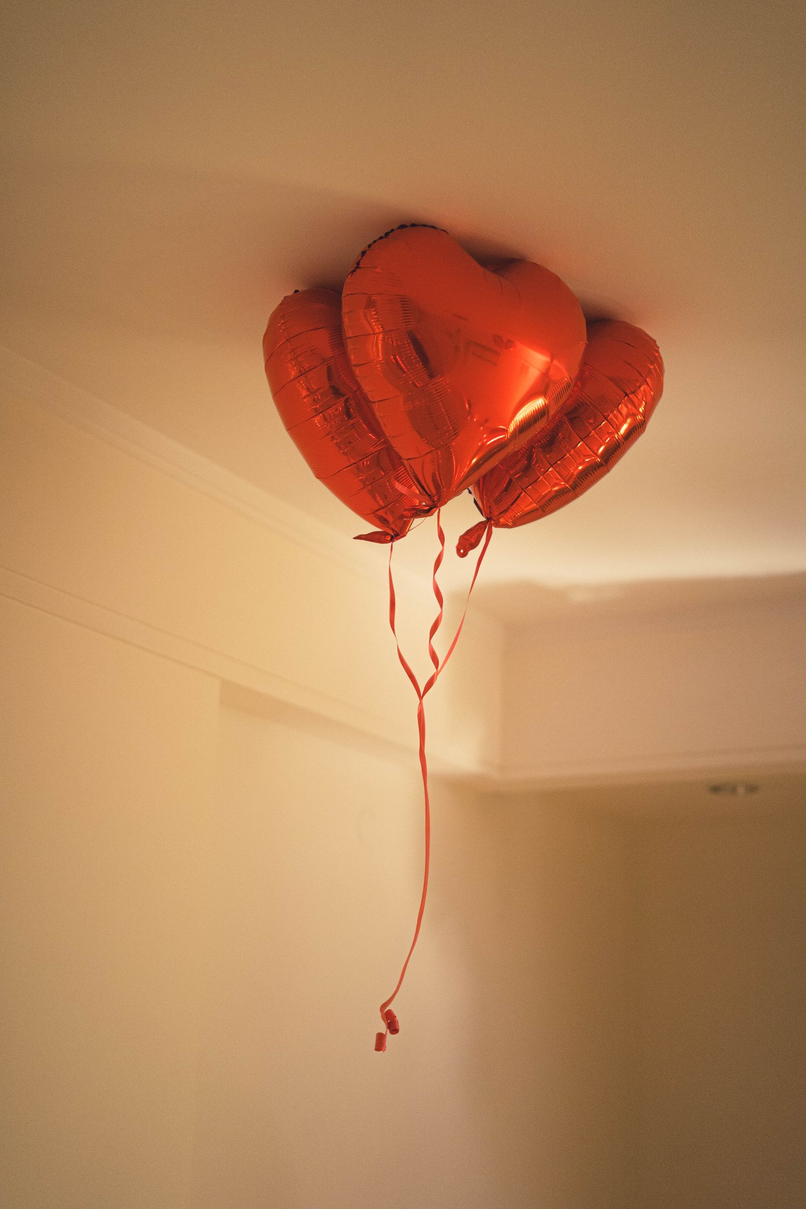 romantic heart balloon decoration in Noida