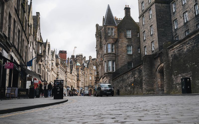 Royal Mile Edinburgh Scotland medieval street historic