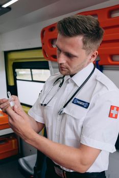 A doctor assessing a patient for bacterial meningitis symptoms.