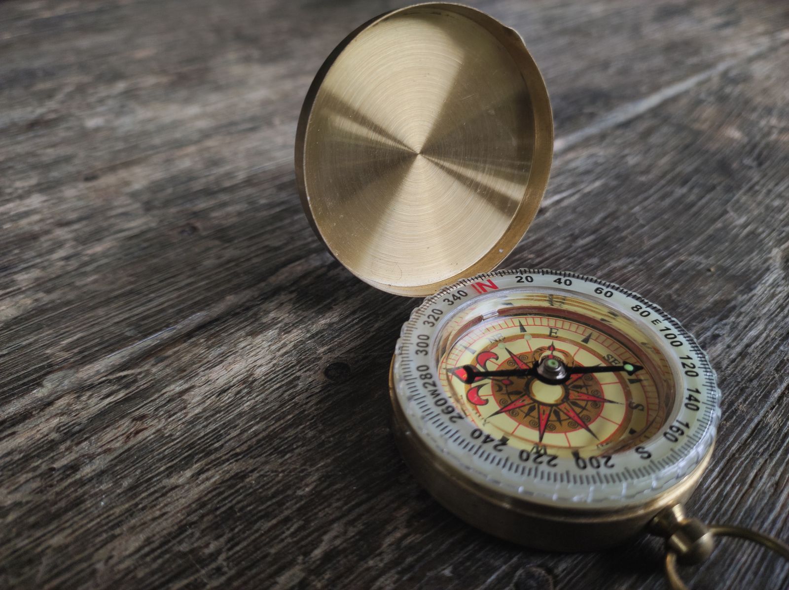 Beige Analog Compass · Free Stock Photo