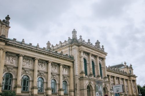 Free Stunning baroque facade of a historical building captured during the day. Stock Photo