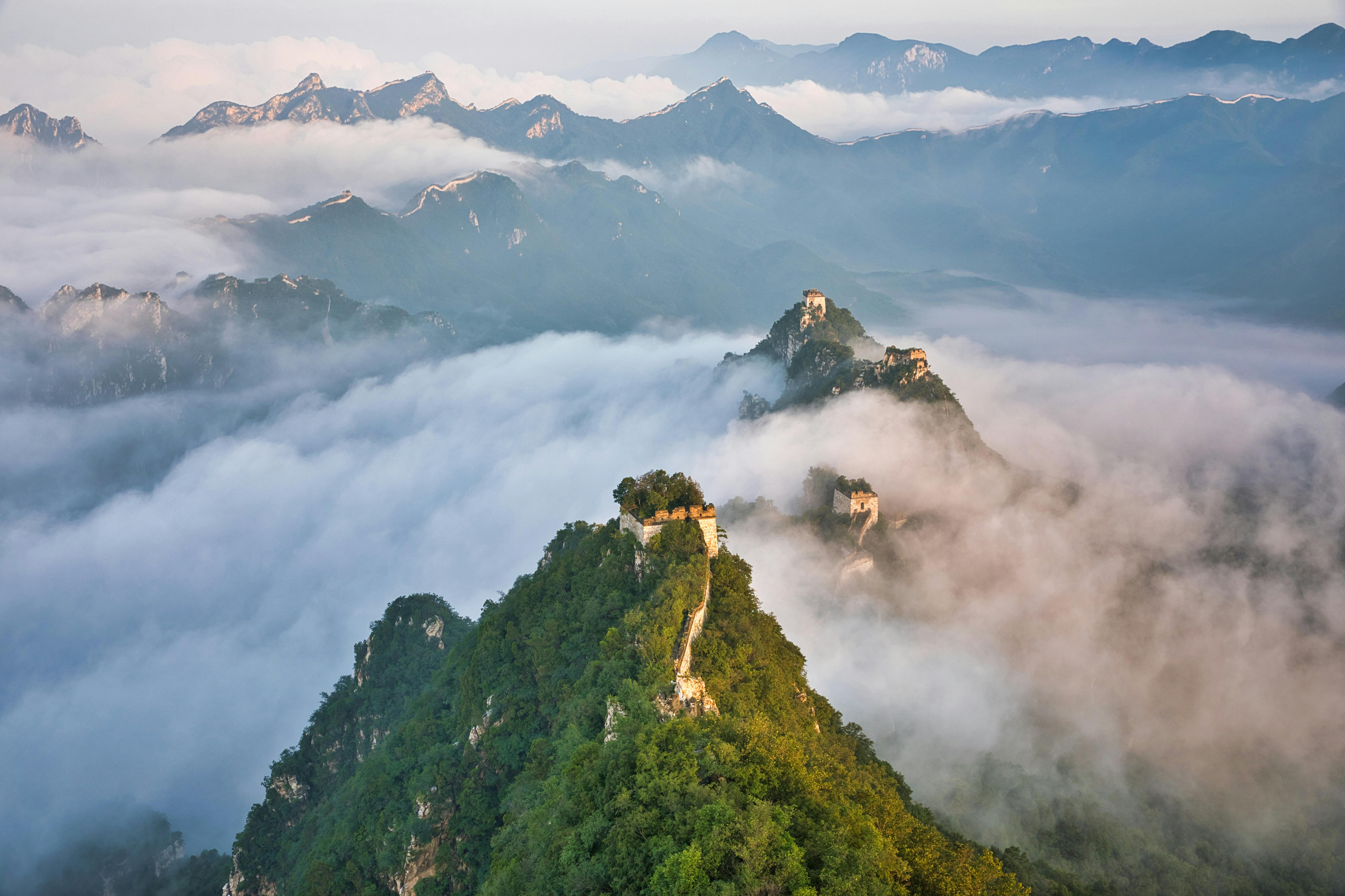 fog covering mountain