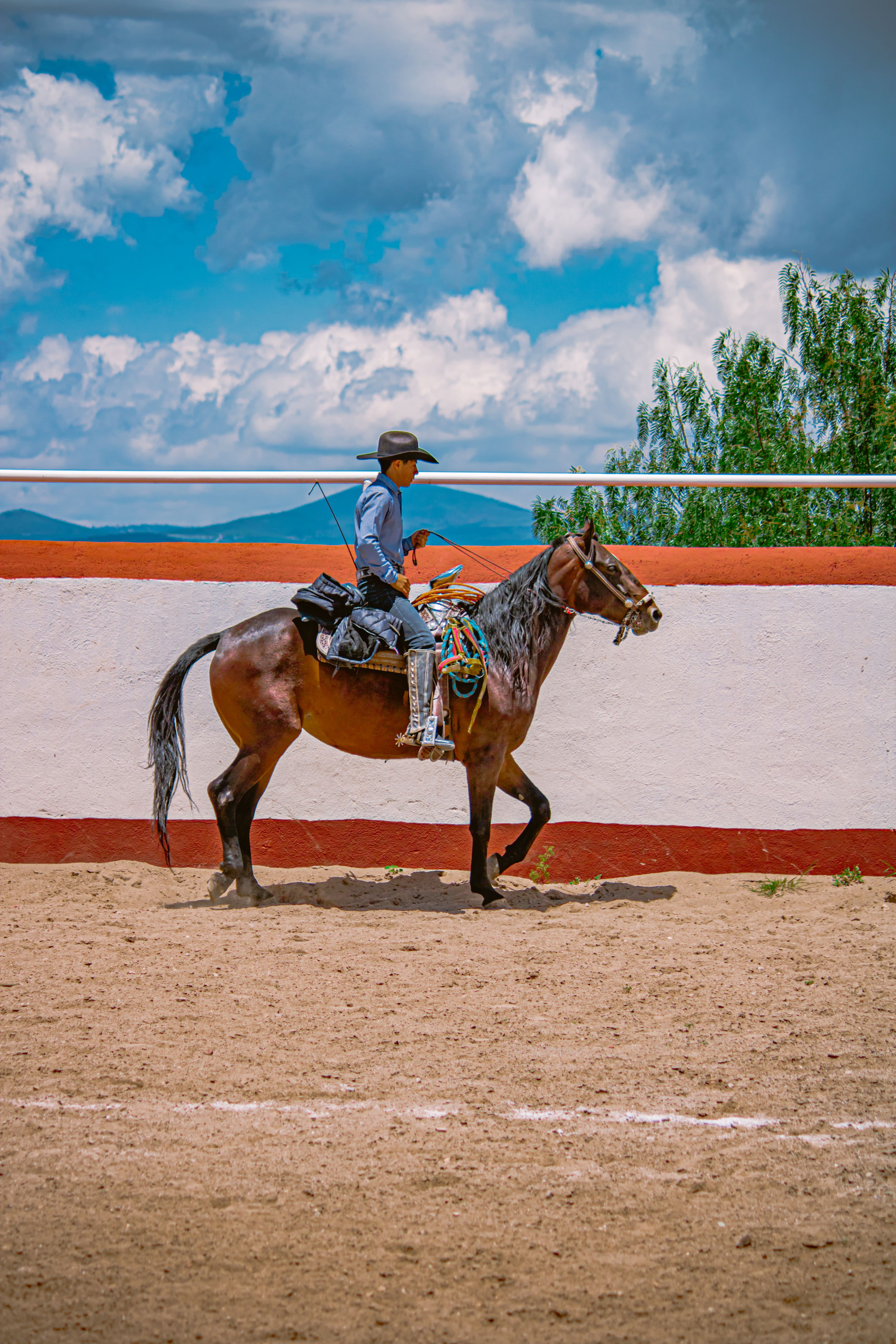 Mexican Charro Riding Horse in Pachuca · Free Stock Photo