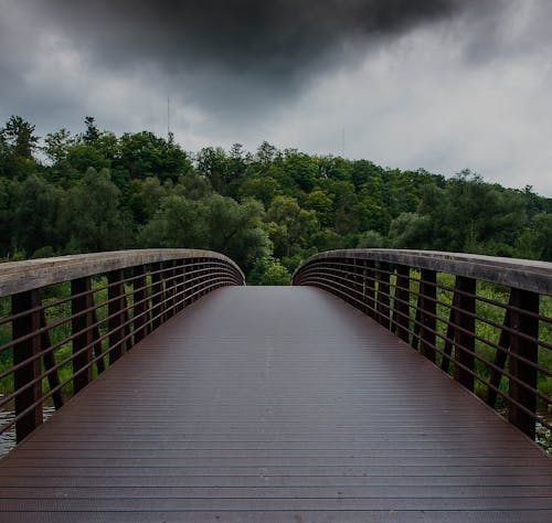 Free stock photo of bridge, cloudy, creek