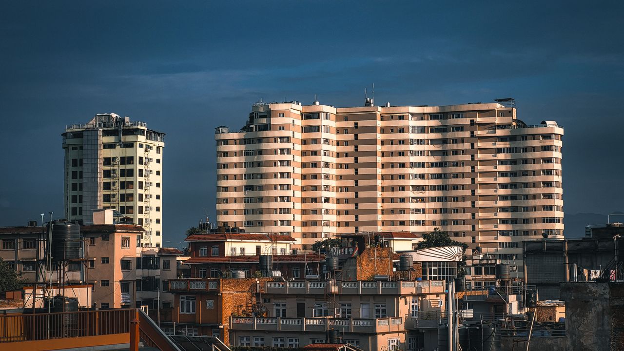 Kathmandu, Nepal skyline
