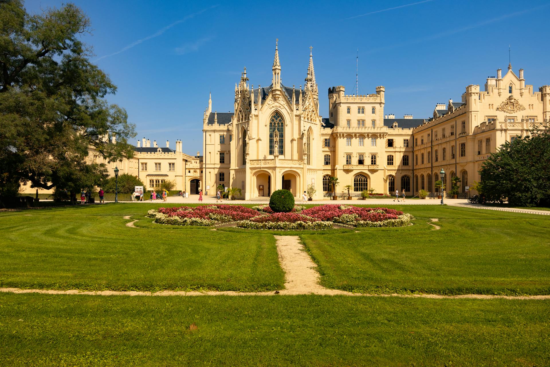 Lednice Castle in Czech Republic