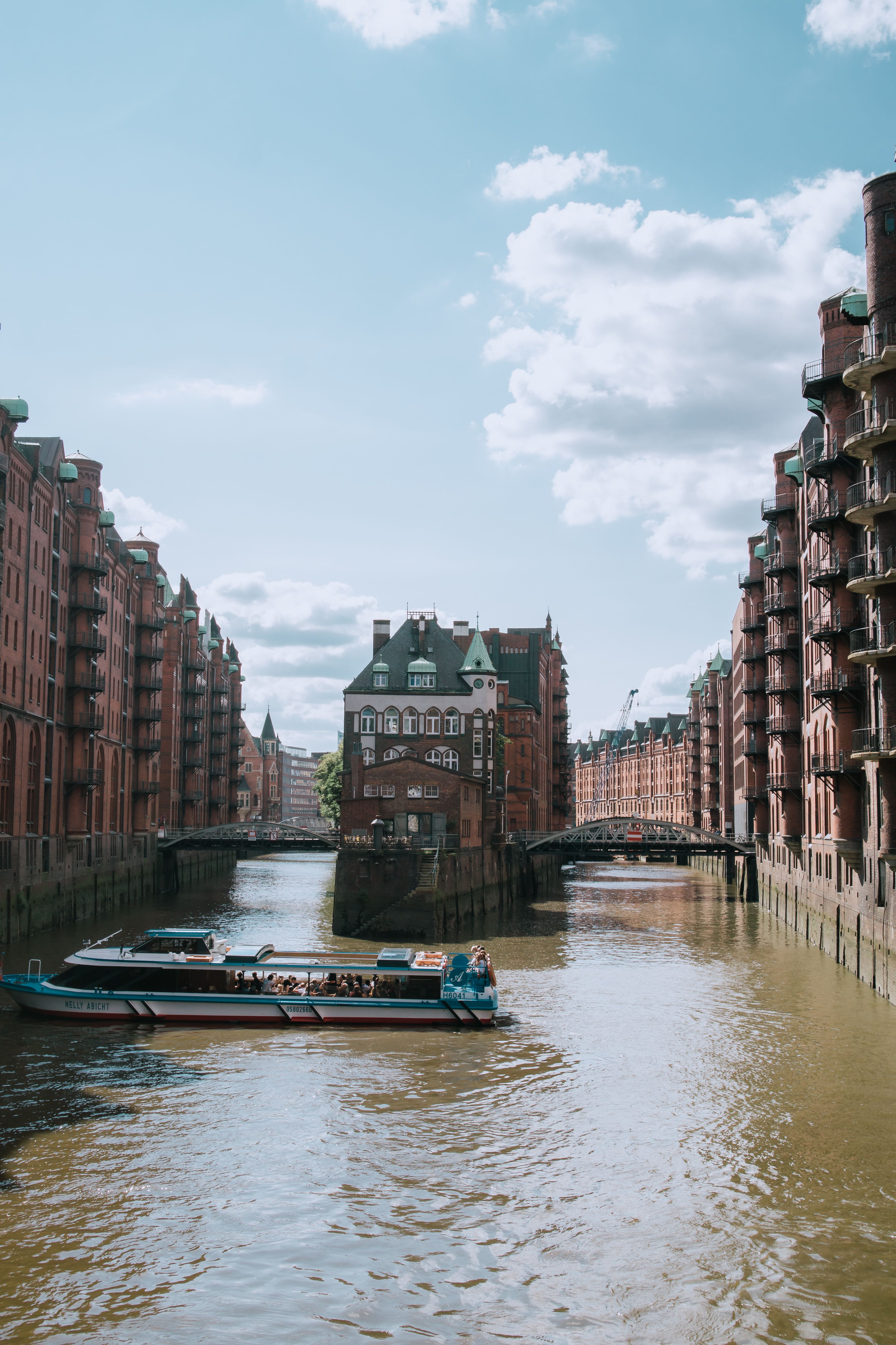 Buildings around River in Hamburg · Free Stock Photo