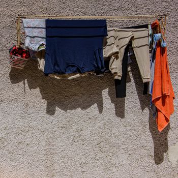 Air-Drying Equipment in a Ventilated Area