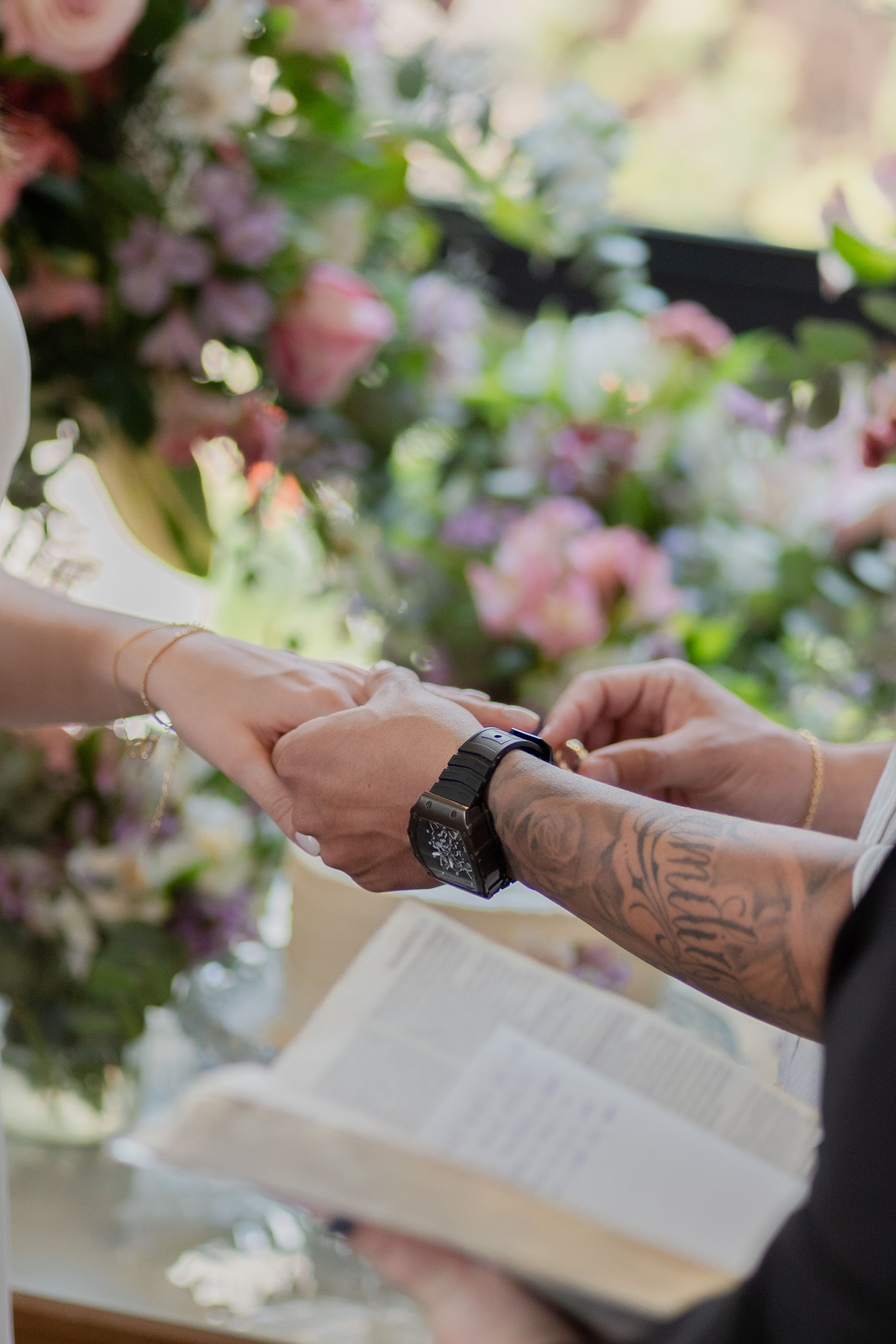 Intimate wedding
