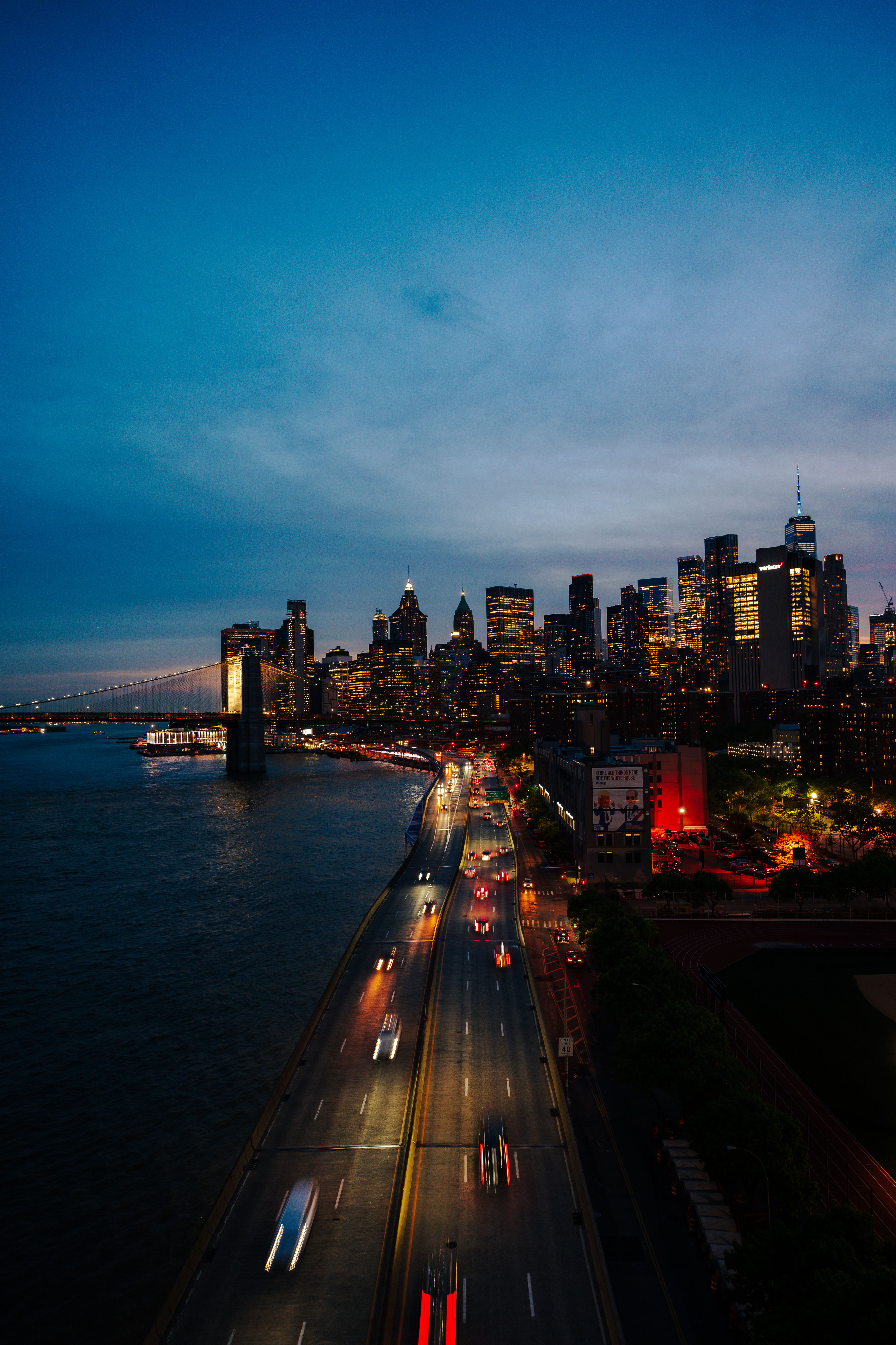 Photo Of City Skyline During Evening · Free Stock Photo