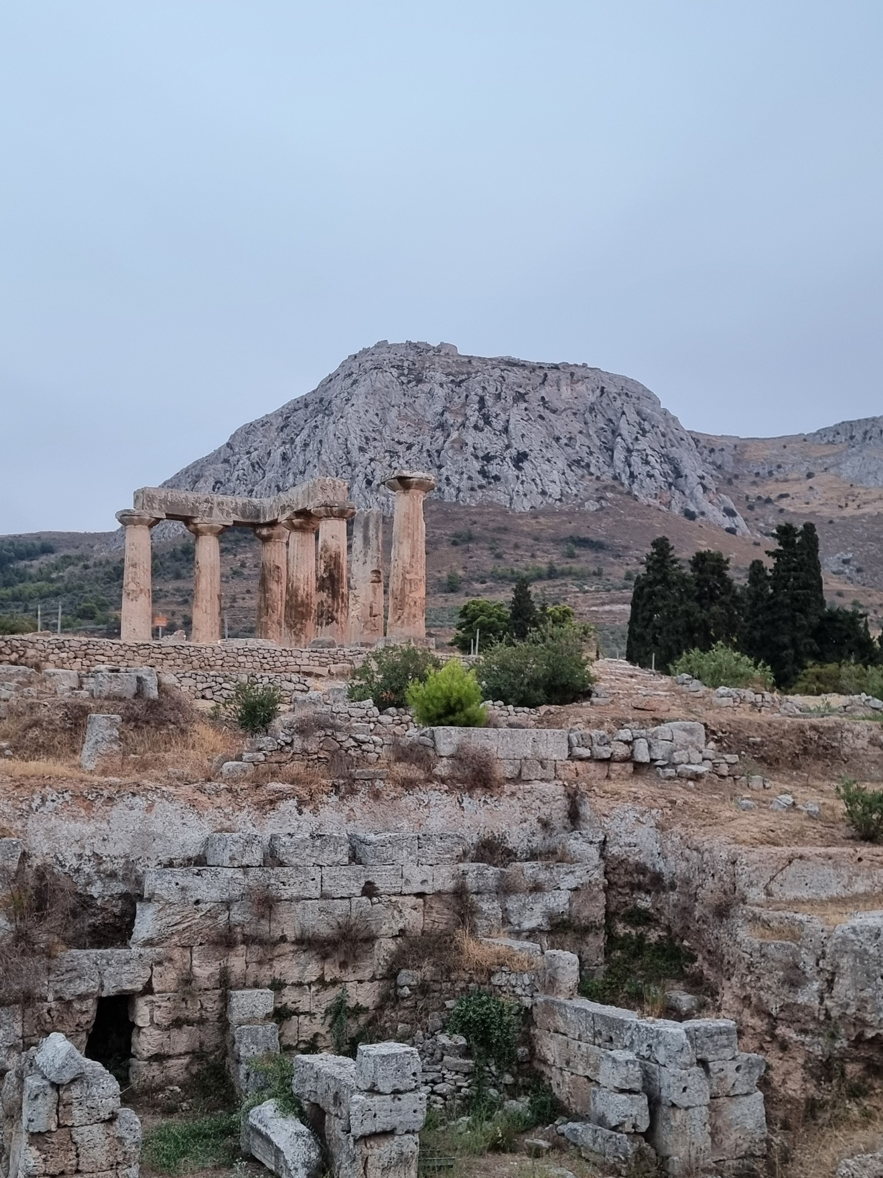 The ruins of an ancient temple in greece · Free Stock Photo