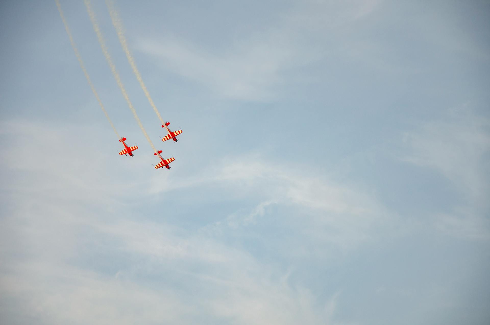 Red Airplanes in the Sky