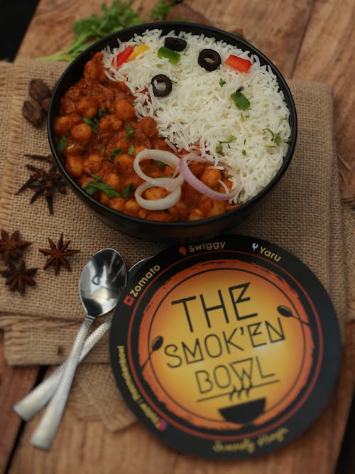 The Smok'en Bowl Além Da Colher De Aço Inoxidável