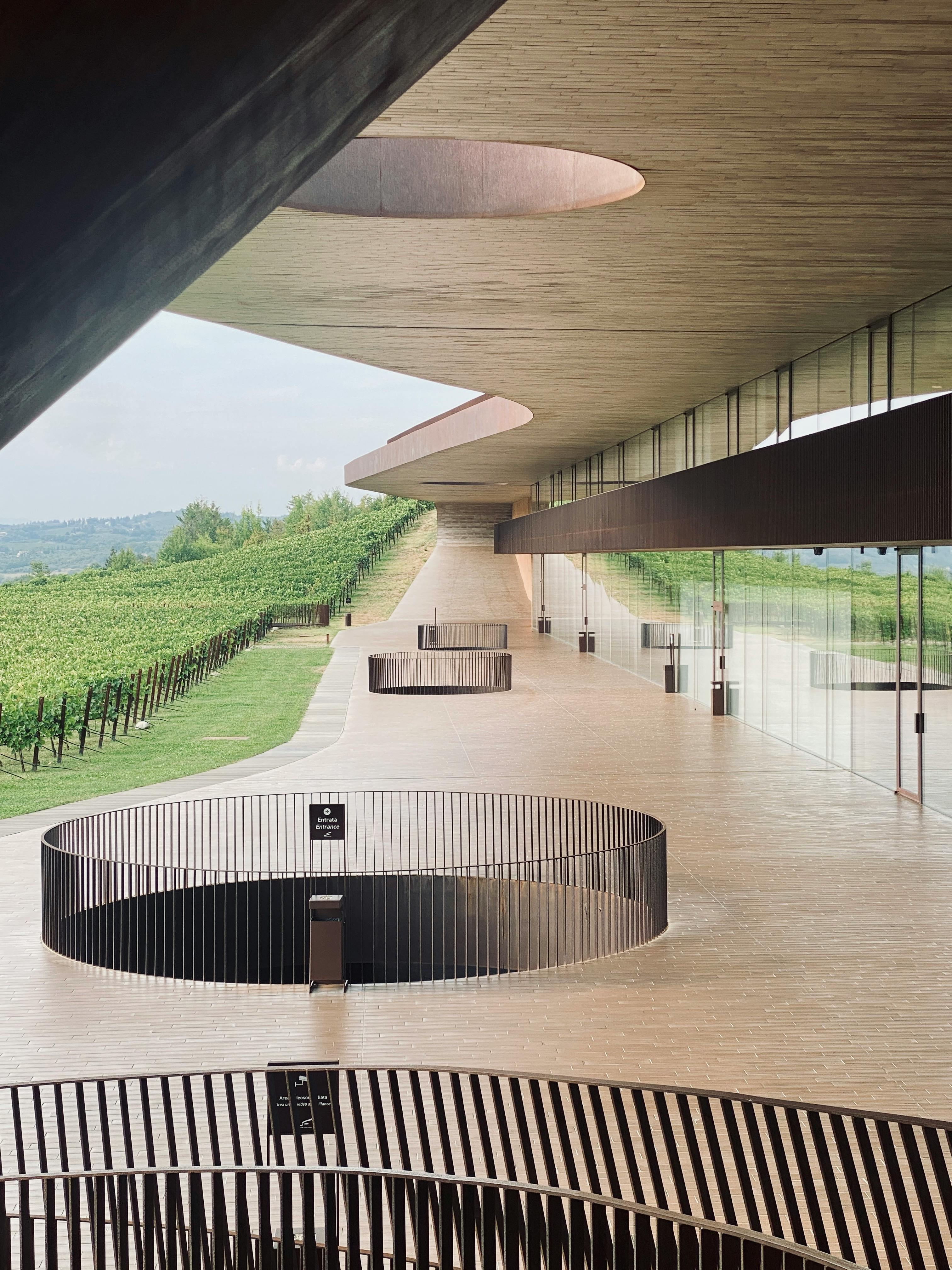 Free Antinori Nel Chianti Classico Winery by the Vineyard in Bargino Stock Photo