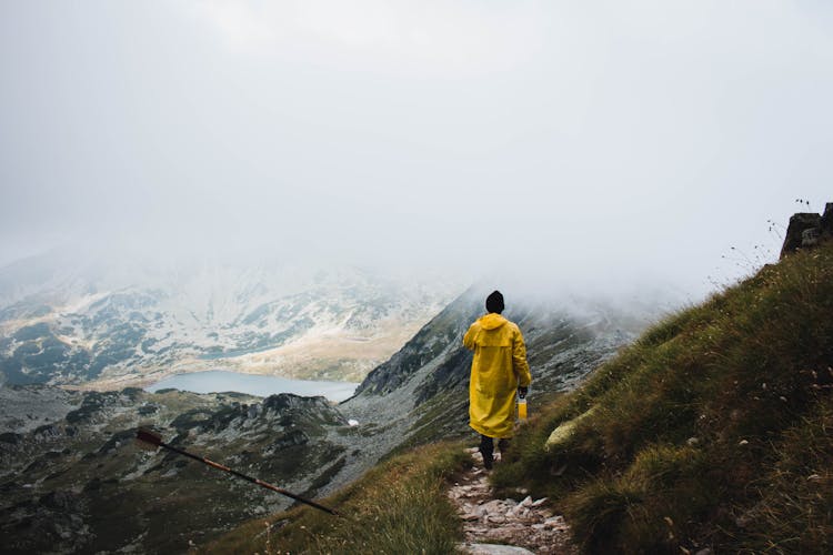 Man In Yellow Raincoat