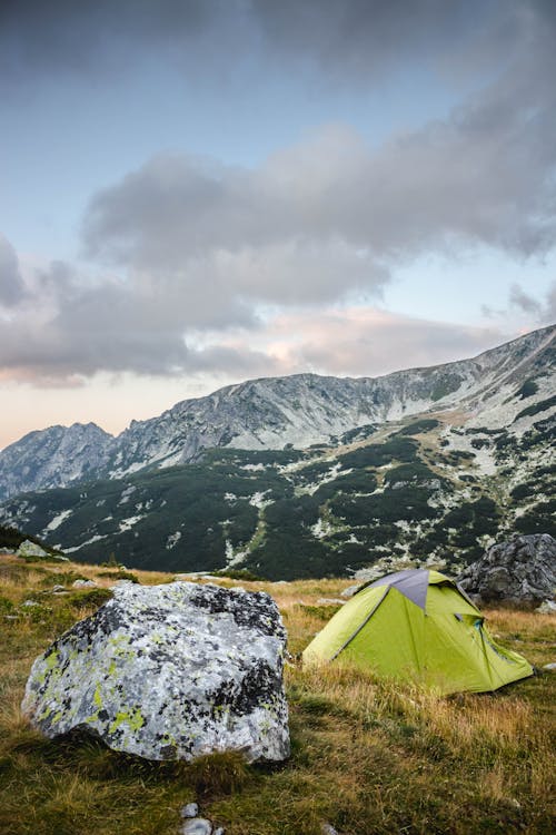 Free Green and Gray Tent Stock Photo