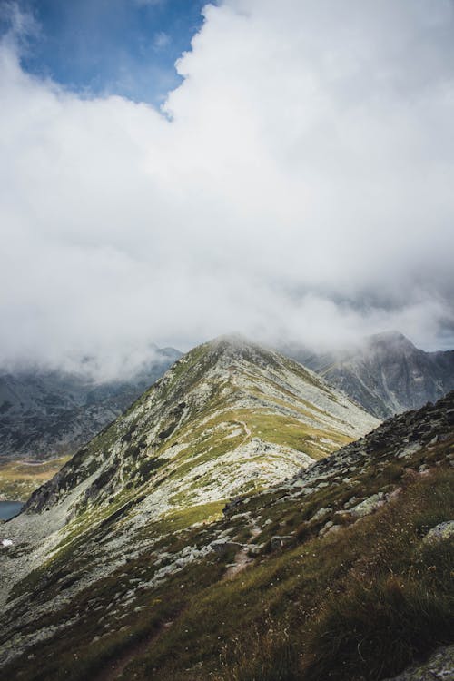 Mountain Under Cloudy Sky