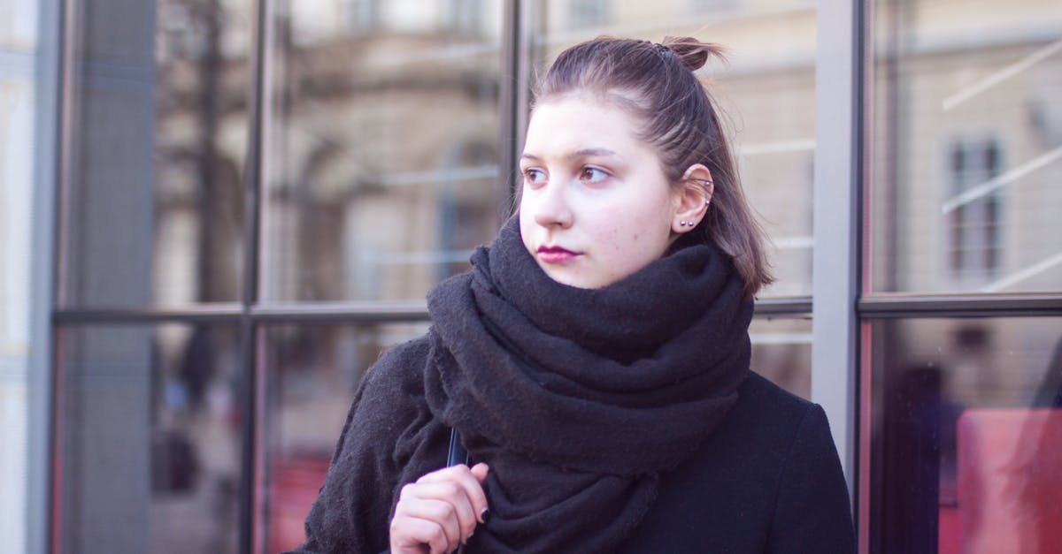 Free stock photo of girl, look, scarf