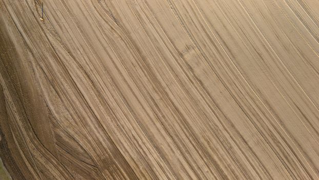 Sandy Wasteland in Birds Eye View