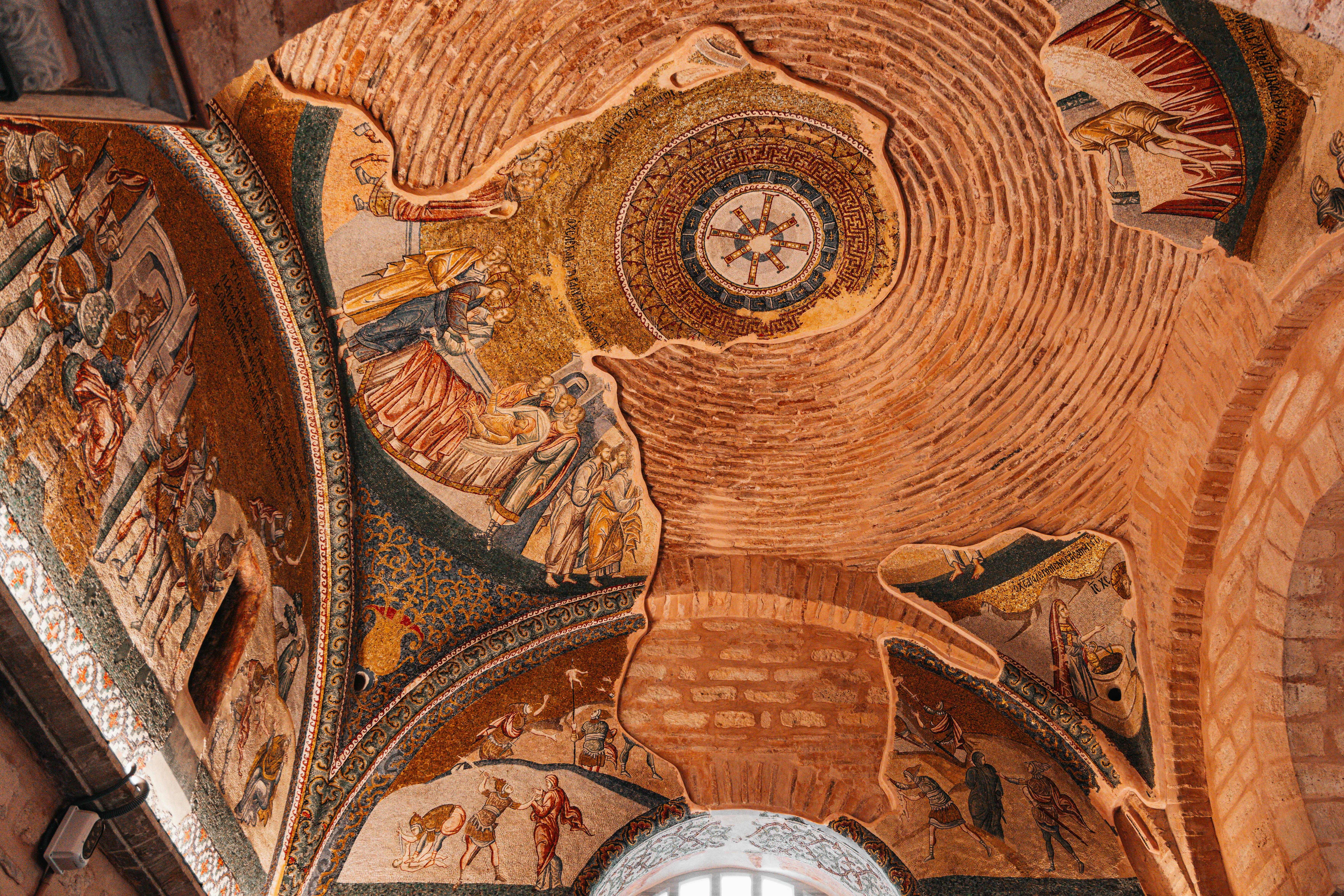 Ancient Roman mosaic from Leptis Magna on display at the National Museum of Libya