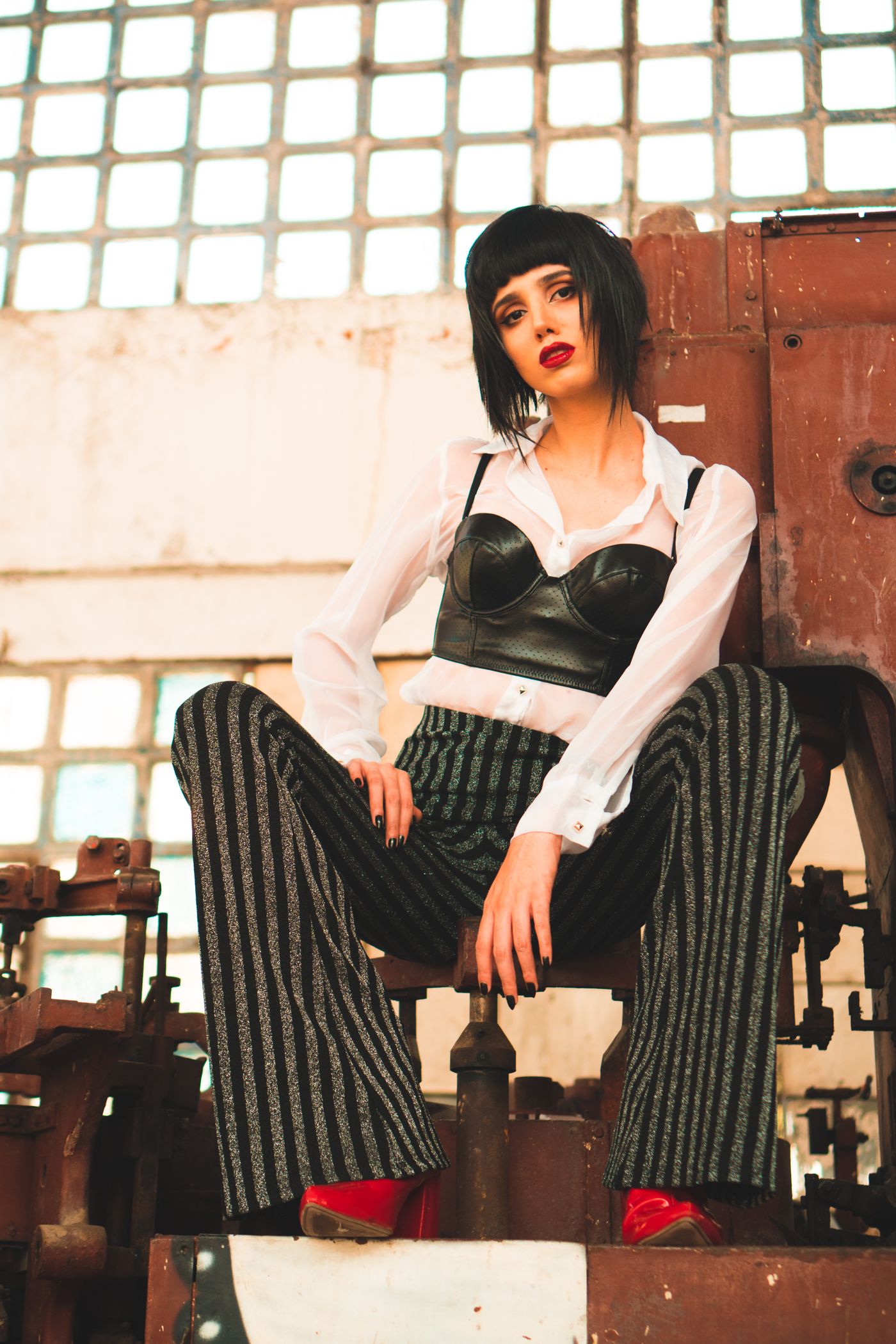 Industrial fashion editorial