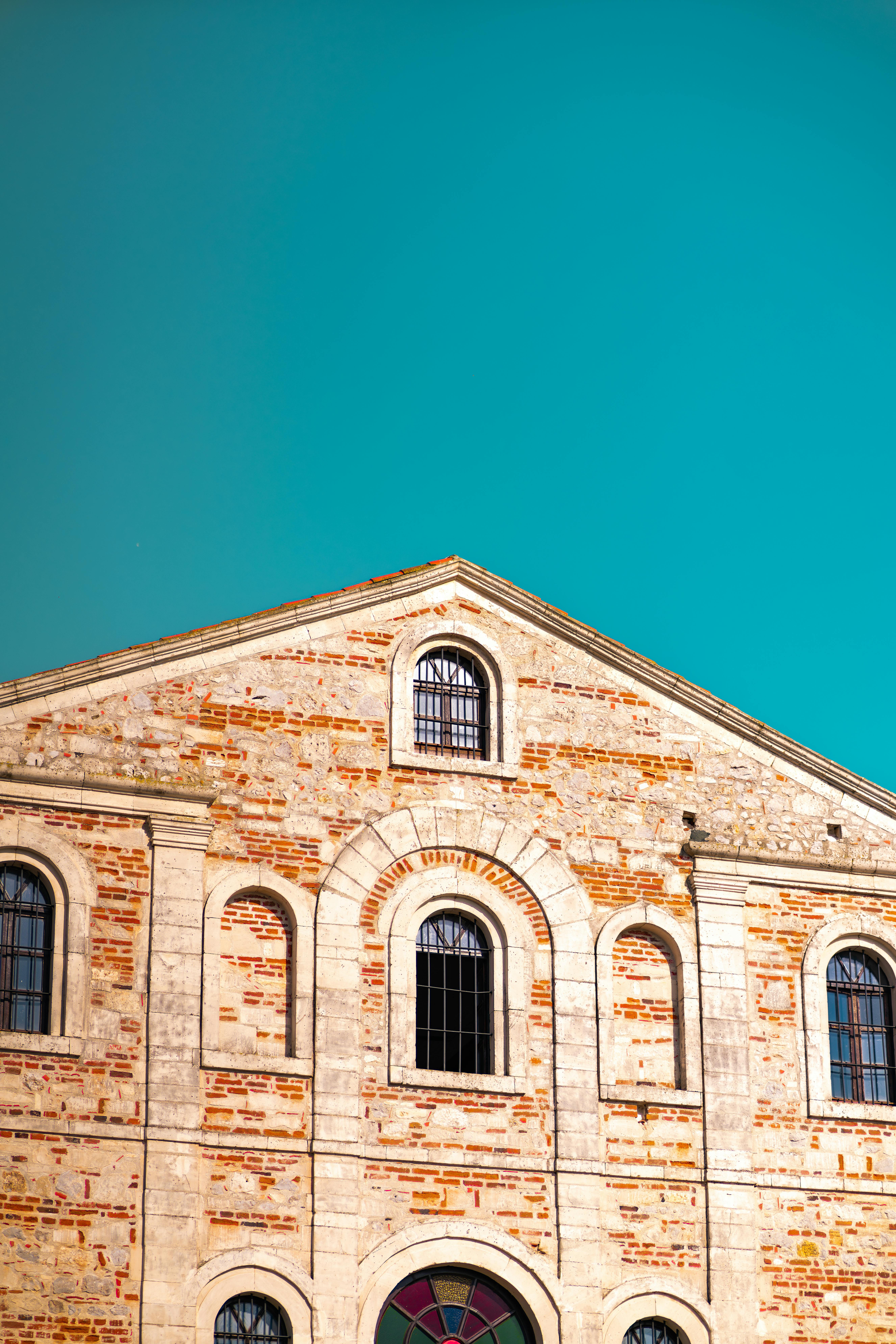 Explore the architectural beauty of St. Golyazi Panteleimon Church in Bursa, Türkiye, under a clear blue sky.