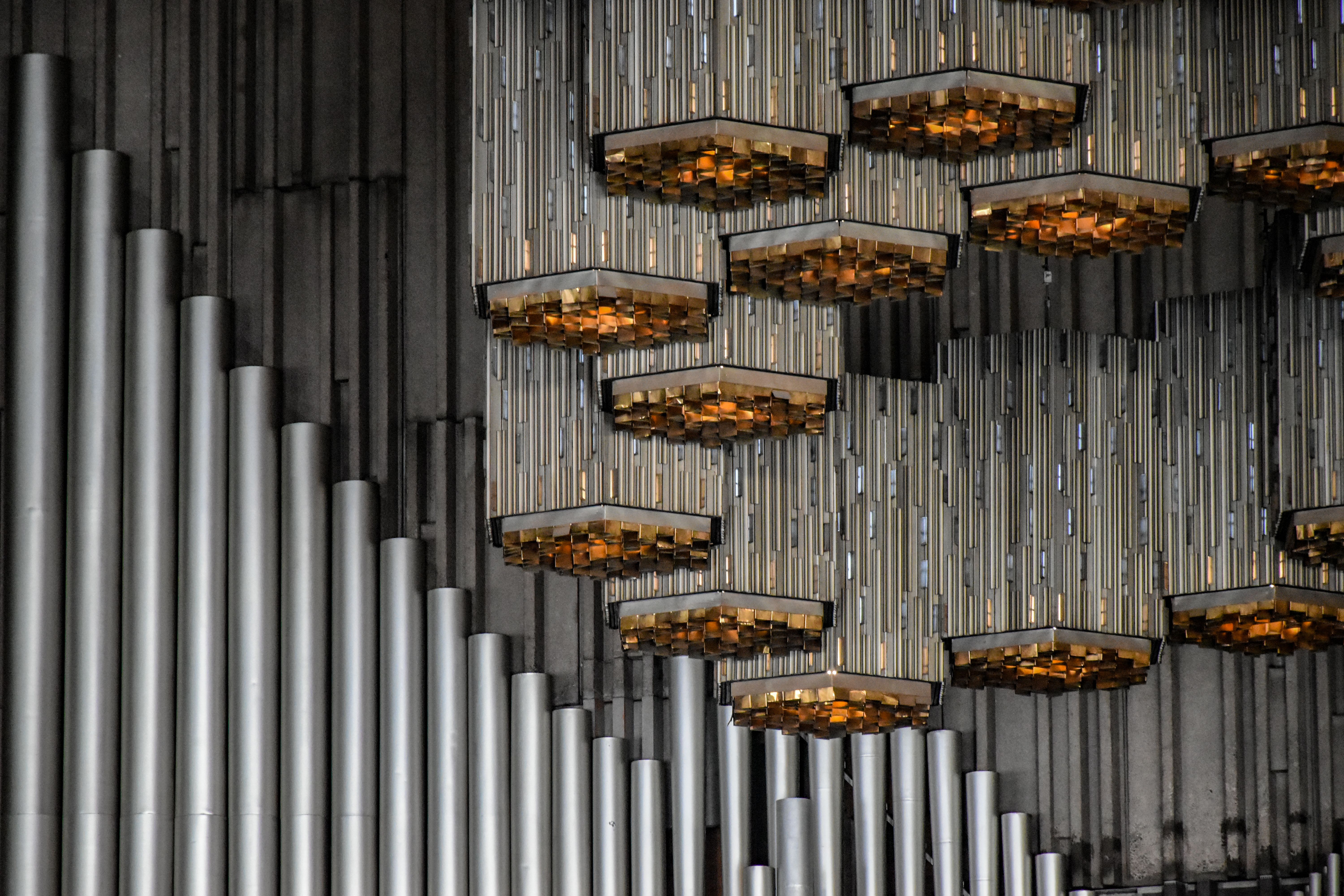 Interior with Decorative Chandelier · Free Stock Photo