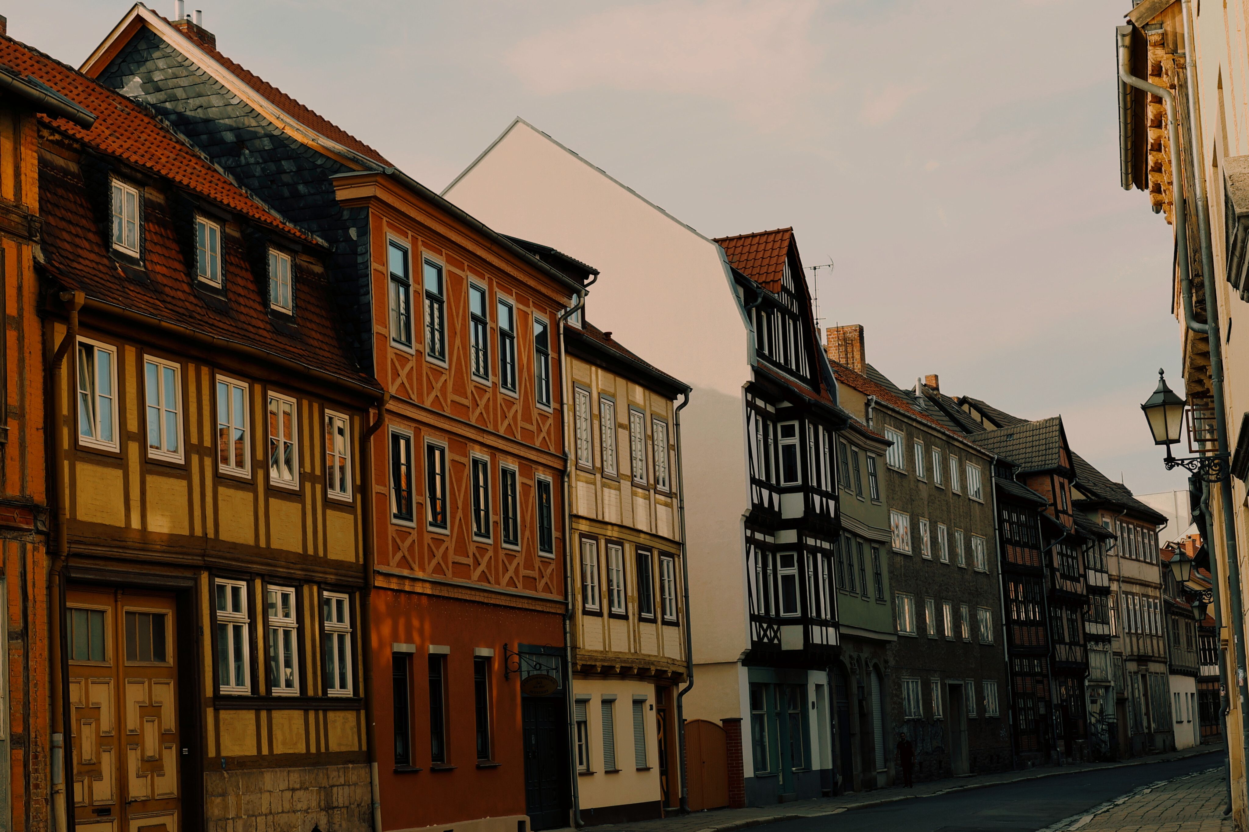 Row of Tenements in Old Town · Free Stock Photo