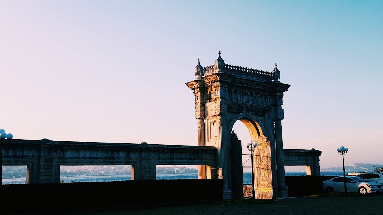 Beige Concrete Arch