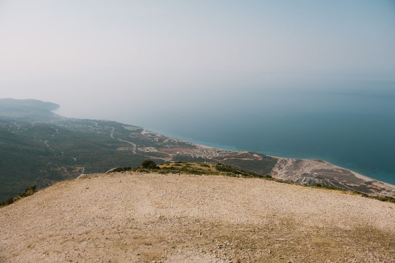 View Of The Albanian Coast Near Vlora