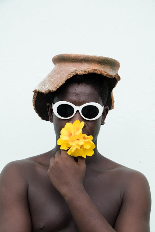 Person Holding Flowers