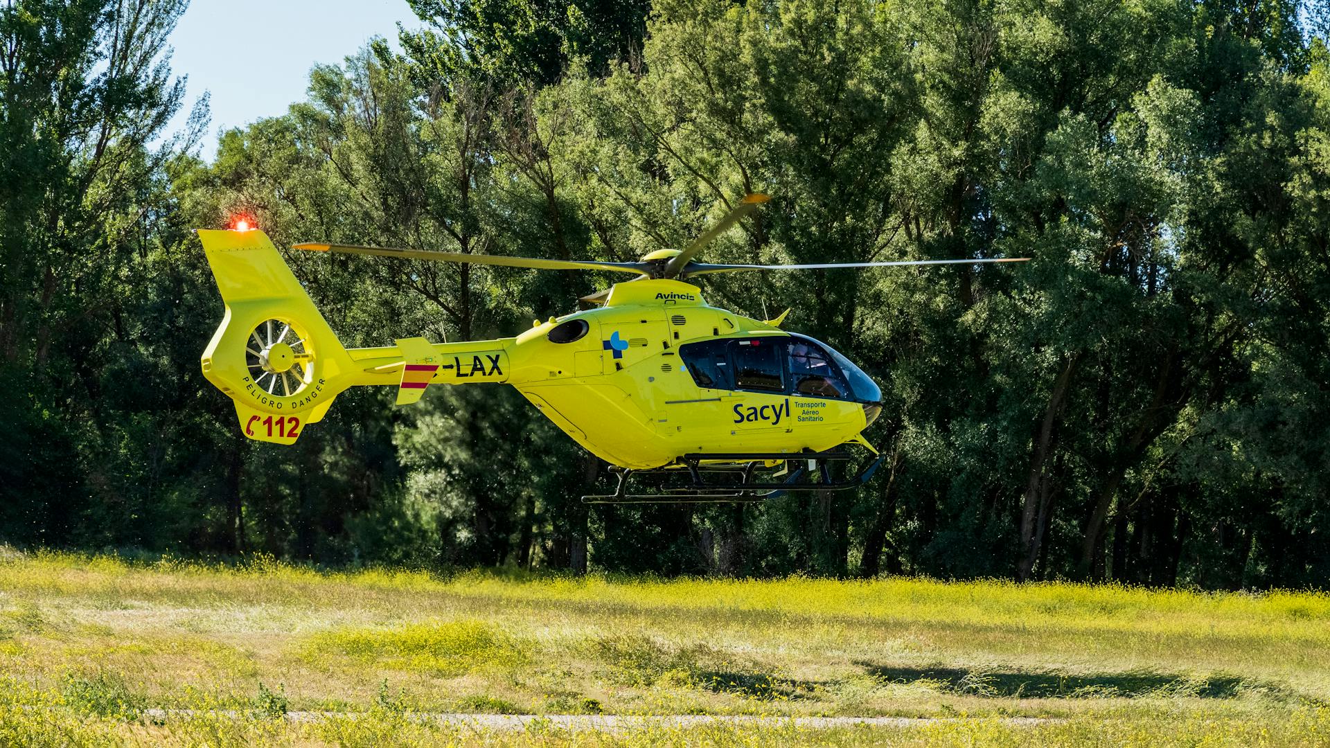 Helicopter Landing on Glass