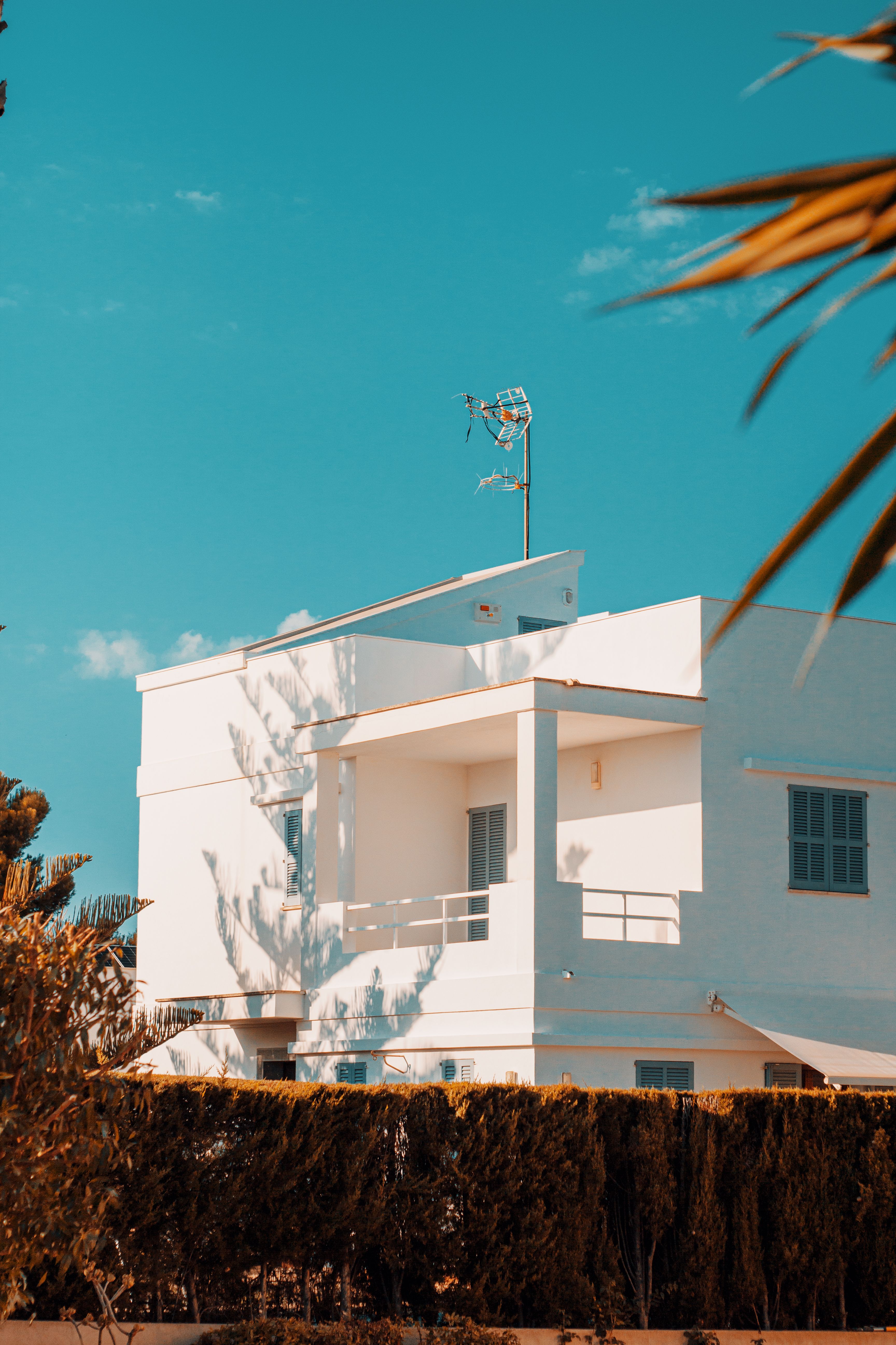 Traditionele stenen woning op Mallorca in landelijk gebied