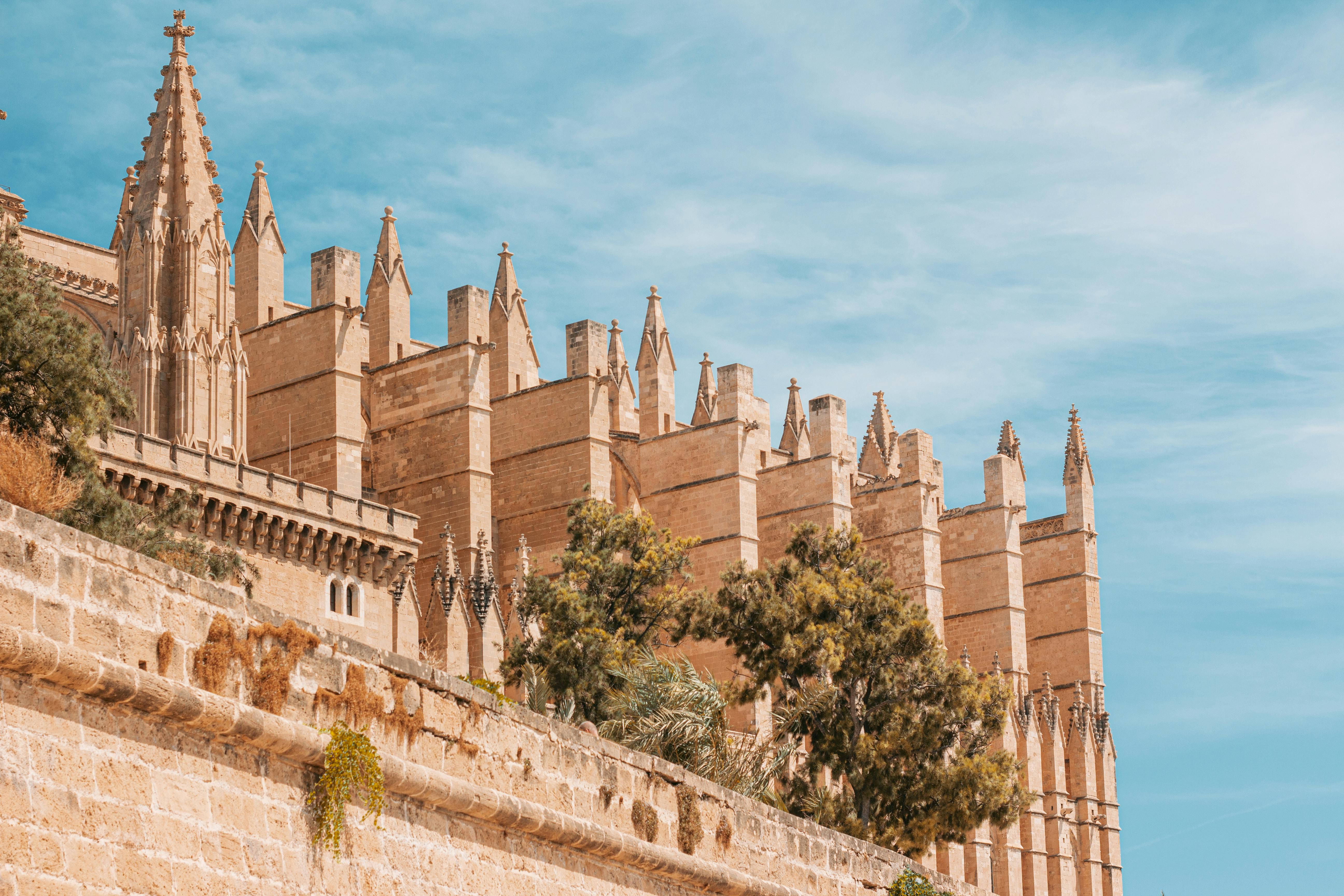 Explore the majestic Gothic architecture of La Seu Cathedral in Palma, Mallorca. - Palma de Mallorca